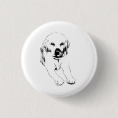 Little circle, big Lab Ronde Button 3,2 Cm (Voorkant)