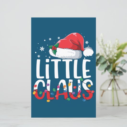 Little Claus kerstpyjama Matching Family Xma (Staand voorkant)