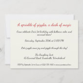 Little Clown 1st Birthday Show Kaart (Achterkant)