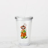 Little Clown Acrylic Tumbler Acryl Drinkbeker (Achterkant)