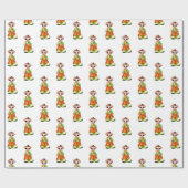 Little Clown Wrapping Paper - Circus Cadeaupapier (Vlak)