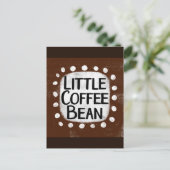 Little Coffee Bean Briefkaart (Staand voorkant)