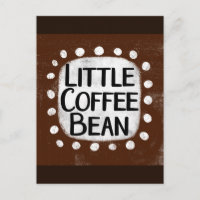 Little Coffee Bean Briefkaart