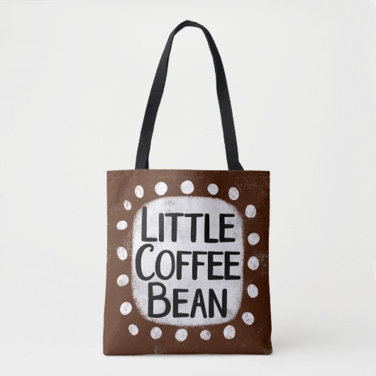 Little Coffee Bean Canvas tas (Voorkant)