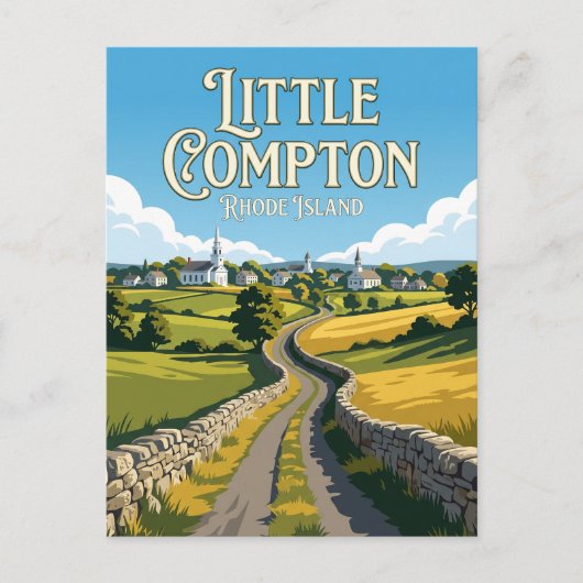 Little Compton (Rhode Island) Briefkaart (Voorkant)