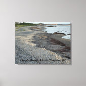 Little Compton, Rhode Island - Lloyd's Beach Canvas Afdruk (Voorkant)