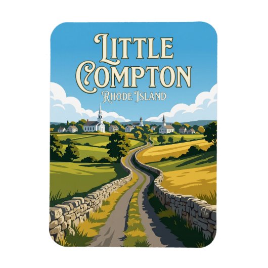 Little Compton (Rhode Island) Magneet (Verticaal)