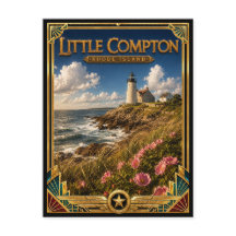 Little Compton Rhode Island Vintage Art Deco