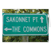 Little Compton, RI - Commons, Sakonnet Point Kaart (Voorkant Horizontaal)