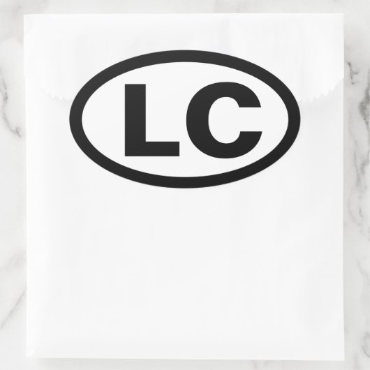 Little Compton, RI LC Ovale Sticker (Tas)