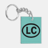 Little Compton, RI LC Sleutelhanger (Voorkant Links)
