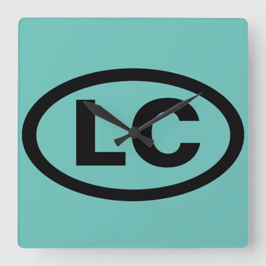 Little Compton, RI LC Vierkante Klok (Voorkant)