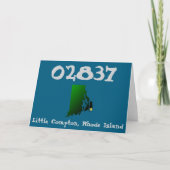 Little Compton, RI Postcode - 02837 - Sakonnet, LC Bedankkaart (Voorkant)