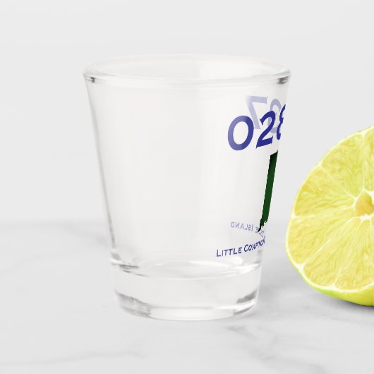 Little Compton, RI Postcode - 02837 - Sakonnet, LC Shot Glas (Links)