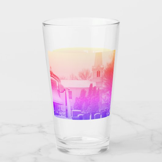 Little Compton, RI  Rainbow Glas (Achterkant)