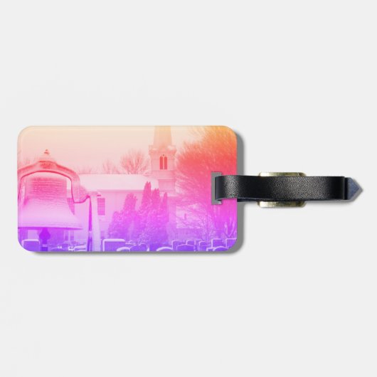 Little Compton, RI  Rainbow Sign Bagagelabel (Achterkant horizontaal)