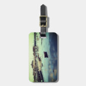 Little Compton, RI - Sakonnet Point, Harbour Lugga Bagagelabel (Voorkant verticaal)