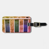 Little Compton, RI Summer Beach Cabanas Bagagelabel (Voorkant horizontaal)