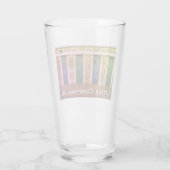 Little Compton, RI Summer Beach Cabanas Glas (Achterkant)