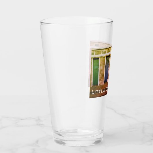 Little Compton, RI Summer Beach Cabanas Glas (Rechts)