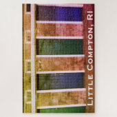 Little Compton, RI Summer Beach Cabanas Legpuzzel (Verticaal)