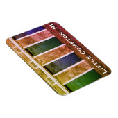 Little Compton, RI Summer Beach Cabanas Magneet (Rechterzijde)