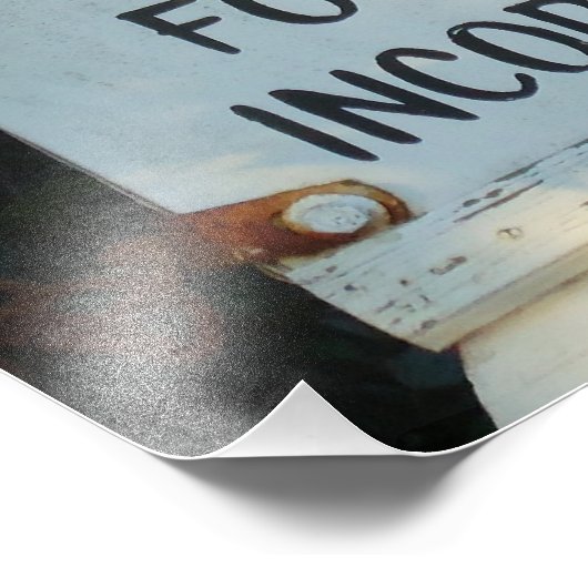 Little Compton, RI teken Poster (Hoek)