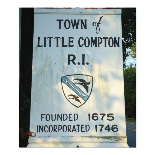 Little Compton, RI teken Poster (Voorkant)