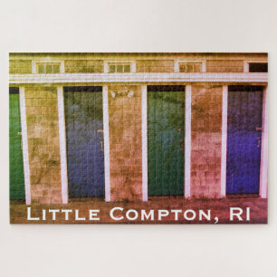 Little Compton, RI Zomer Strandhuisjes (LC) Legpuzzel