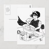 Little Cook Briefkaart (Voorkant / Achterkant)