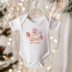 Little Cookie Christmas 1st Birthday Romper