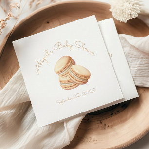 Little Cookie Macaron Neutraal Baby shower Servet