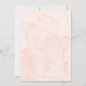 Little Cookie Pink Girl Baby shower Kaart (Achterkant)