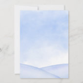 Little Cookie Winter Christmas Boy Baby shower Kaart (Achterkant)