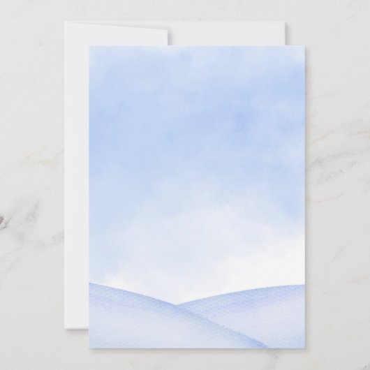 Little Cookie Winter Christmas Boy Baby shower Kaart (Achterkant)