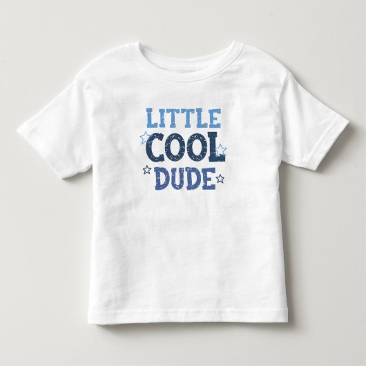 Little Cool guy Kinder Shirts (Voorkant)