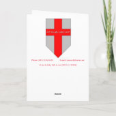 Little Corey's Laboratory Repat Pattern Birthday Kaart (Achterkant)