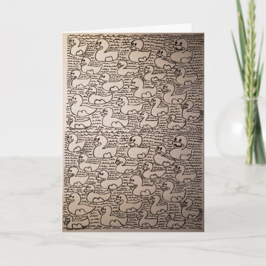 Little Corey's Laboratory Repat Pattern Birthday Kaart (Voorkant)