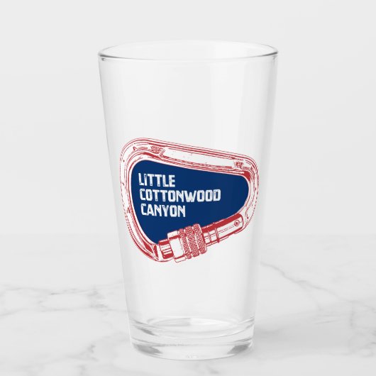 Little Cottonwood Canyon Glas (Voorkant)