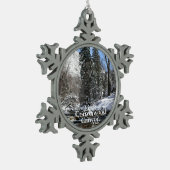 Little Cottonwood Canyon, Utah Tin Sneeuwvlok Ornament (Links)