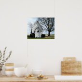 Little Country Church Poster (Keuken)