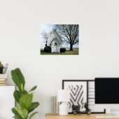 Little Country Church Poster (Thuiskantoor)