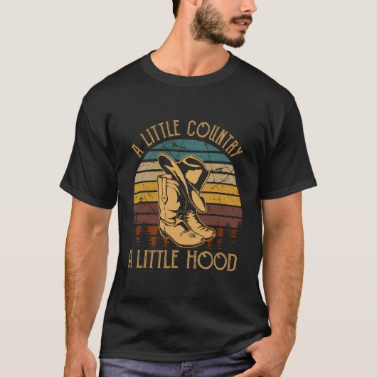 Little Country Little Hood Western Texas Tshirt Co (Voorkant)