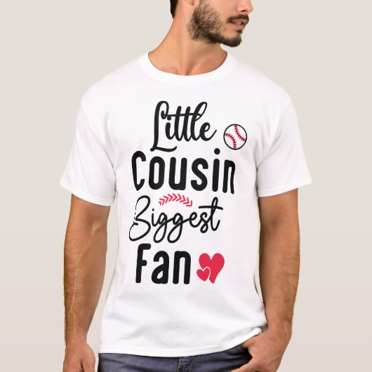 Little-Cousin-Biggest-Fan-Svg T-shirt (Voorkant)