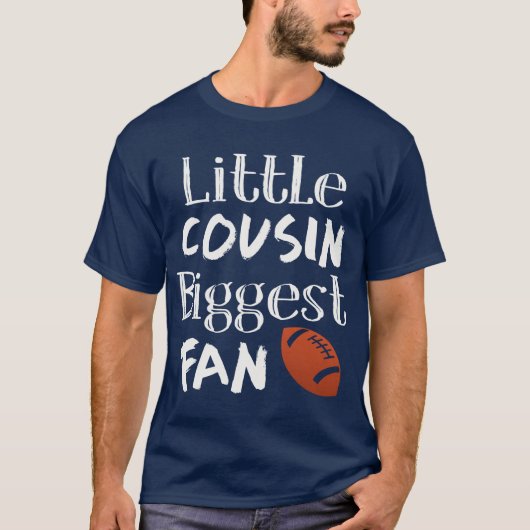 Little Cousin Biggest Football  T-shirt (Voorkant)