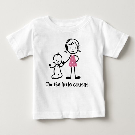 Little Cousin Stick Figuur T-shirts (Voorkant)