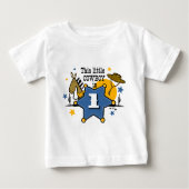 Little Cowboy 1st Birthday T-shirt (Voorkant)