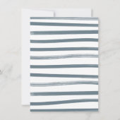 Little Cowboy Baby Clothesline Baby shower Kaart (Achterkant)