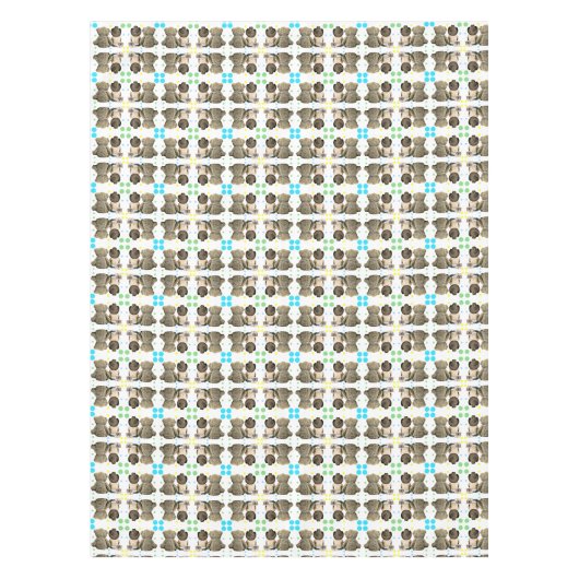 Little Cowboy Baby en Teddy Bear Tafelkleed (Voorkant)