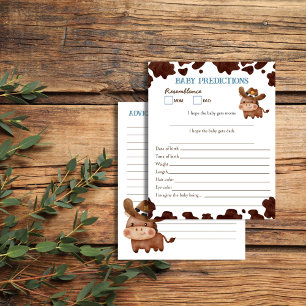 Little cowboy baby shower baby voorspellingen advi